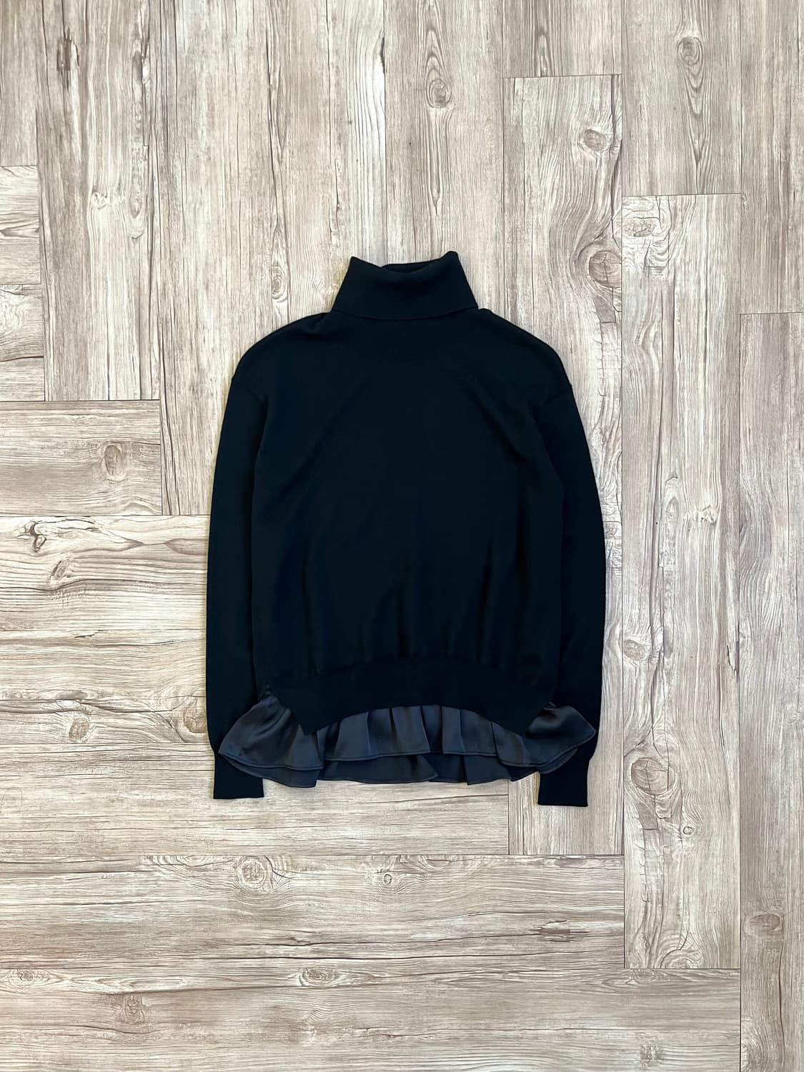 japan vtg 레이어드 블랙 터틀넥  상품이미지1