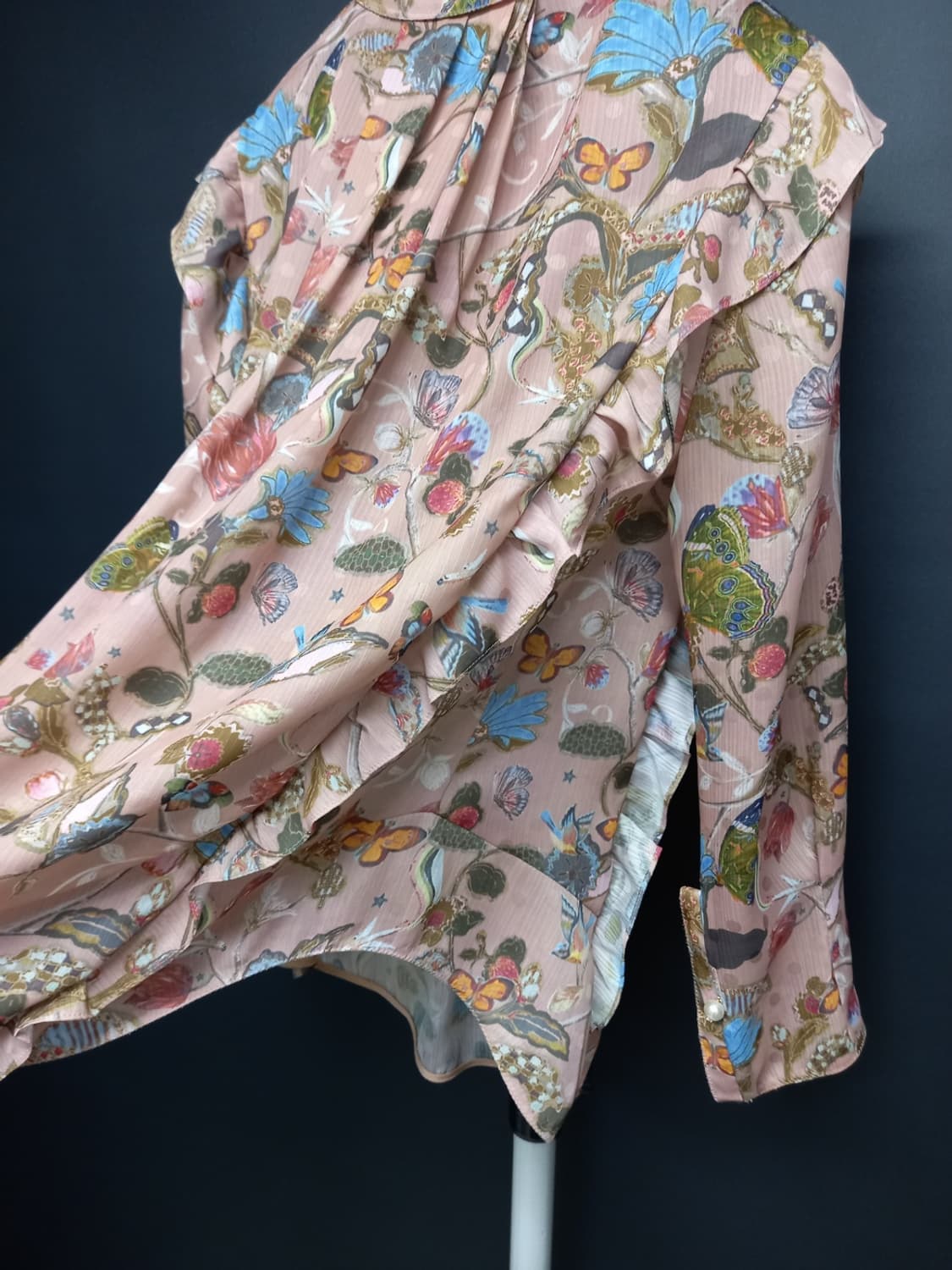 마인 MINE 춘하추 쉬폰 7부 블라우스 44-66 상품이미지7