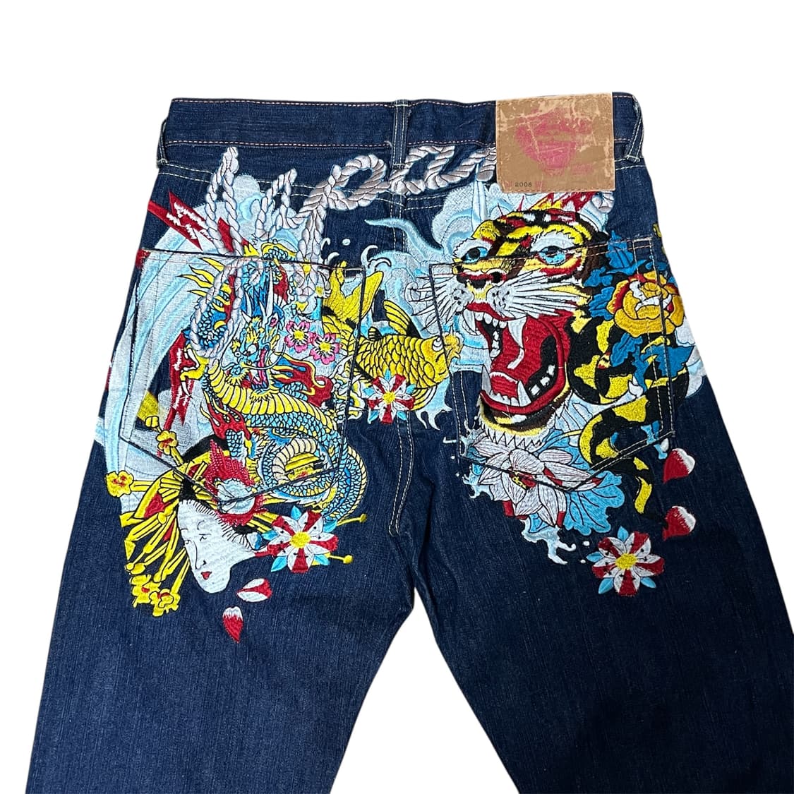 [Ed Hardy] Tiger Embroidered Denim 상품이미지4