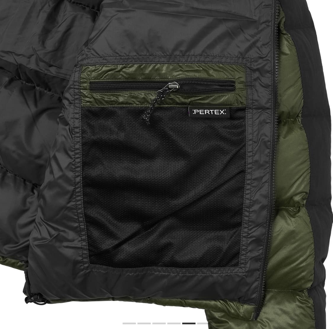 S) 스투시 마운틴하드웨어 서브제로 다운 자켓 다크 아미 그린 카키 패딩 상품이미지5