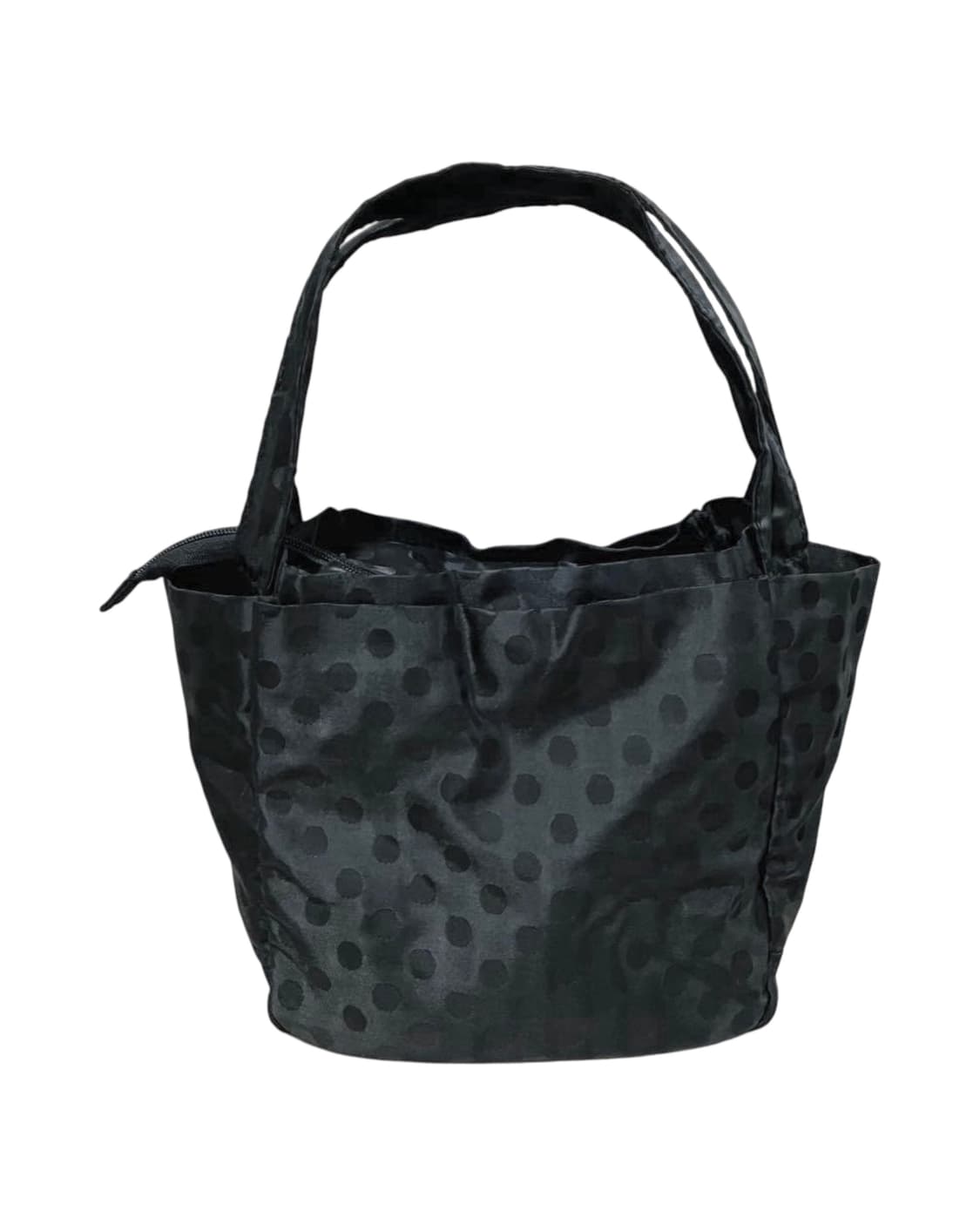 요지야마모토 도트 토트백 블랙 상품이미지2
