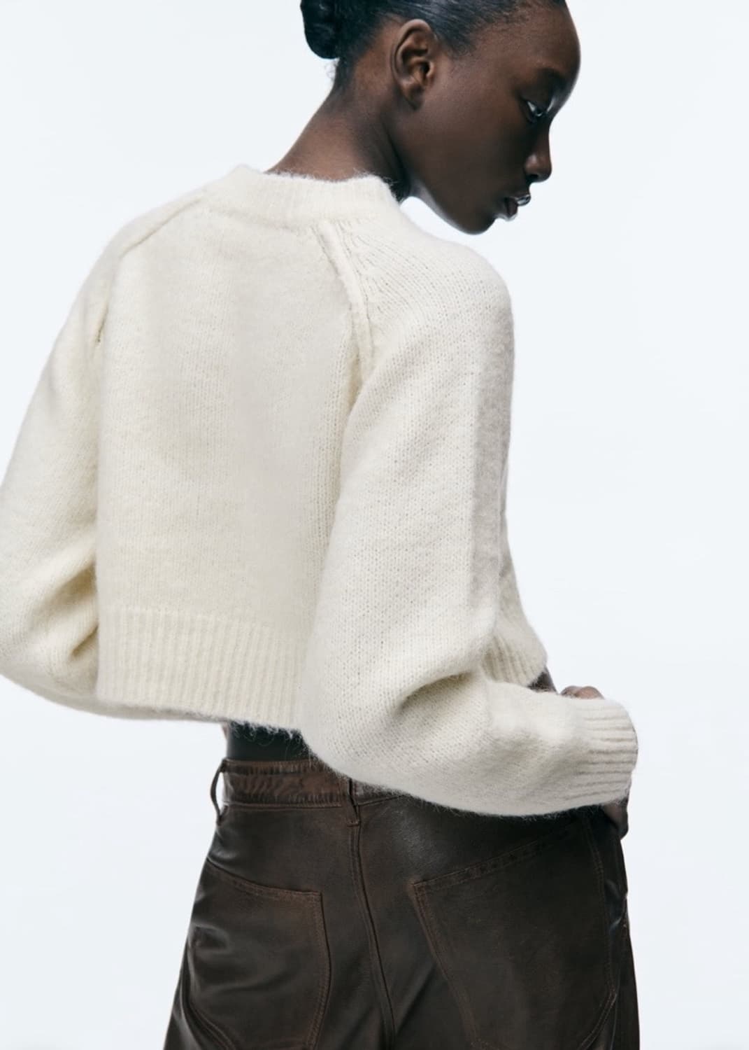 Zara 자라 크롭 코지 스웨터 상품이미지3