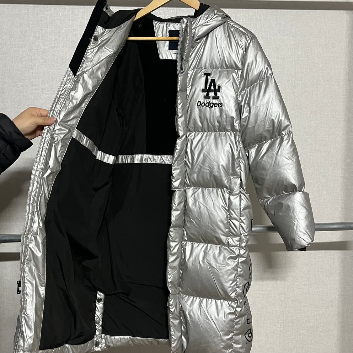 MLB 실버 롱패딩 상품이미지9