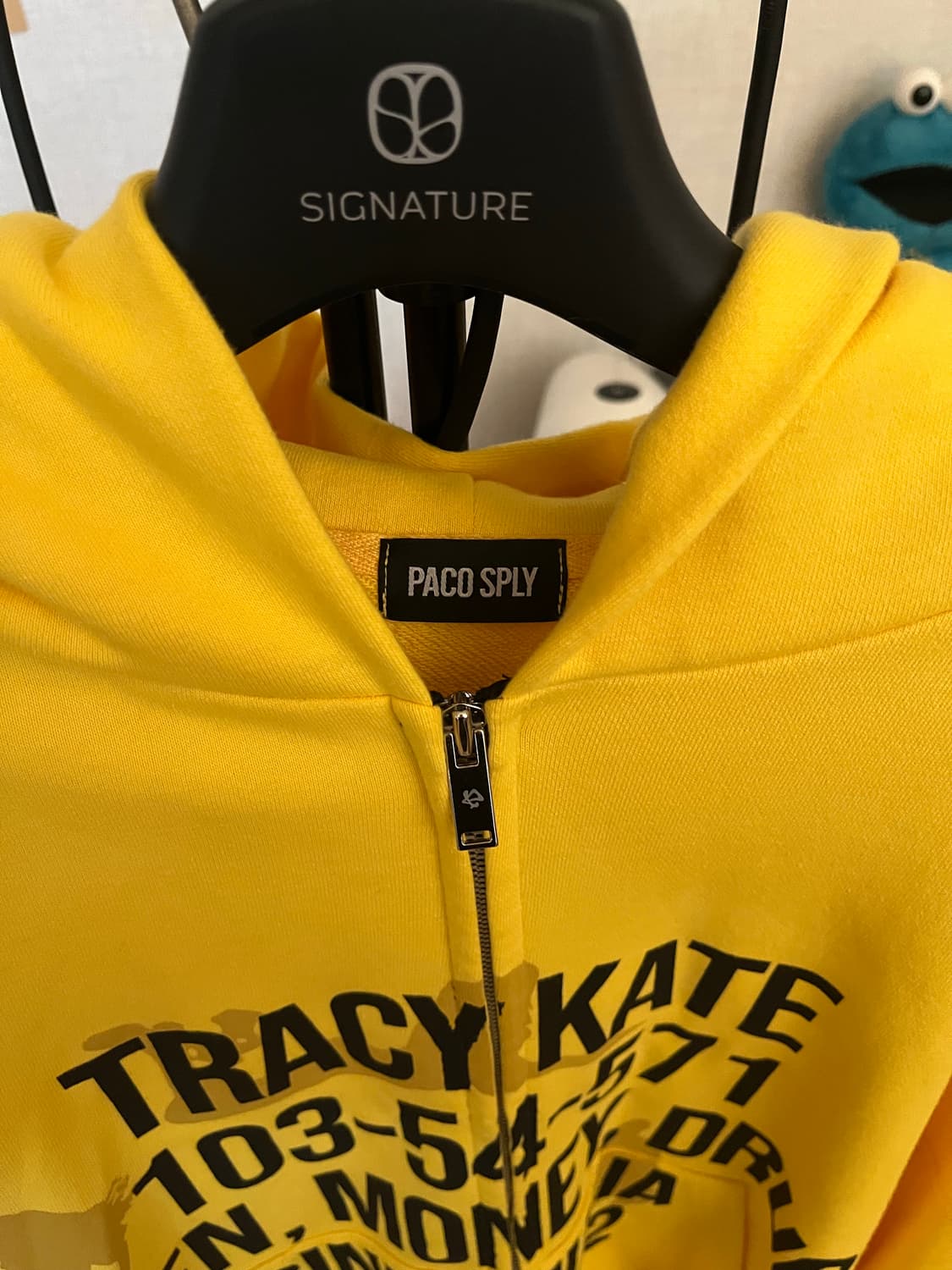 파코서플라이 트레이시 집업 후디 옐로우 상품이미지2