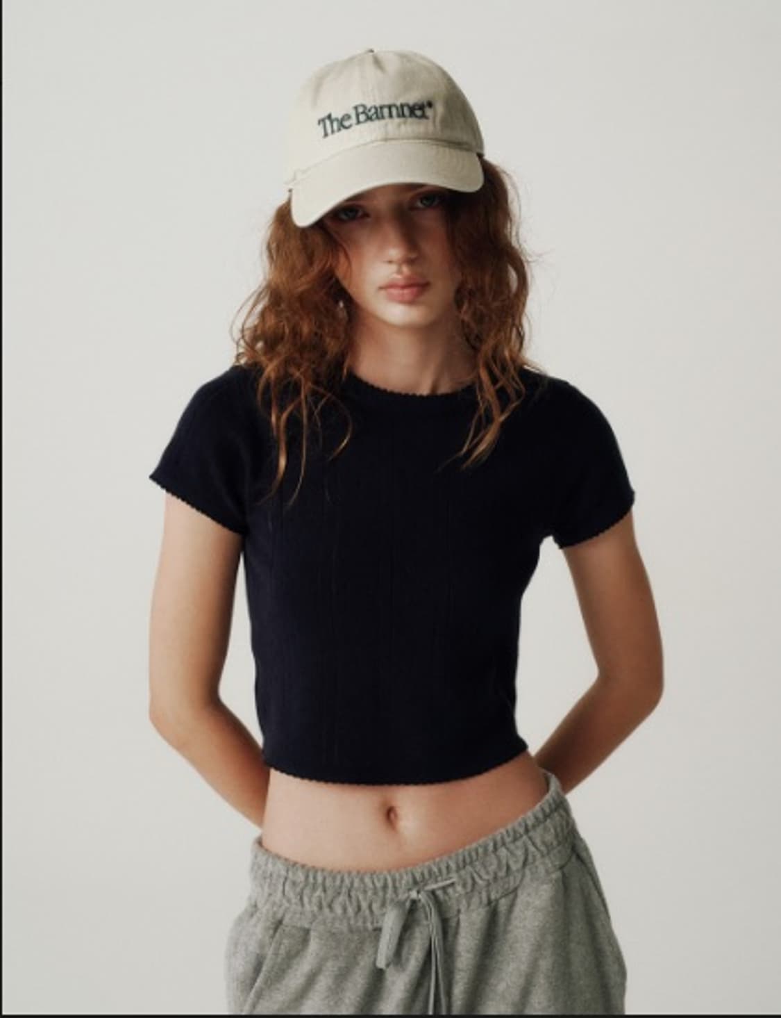 [새상품] 더바넷  Logo Ball Cap_Pink 상품이미지4