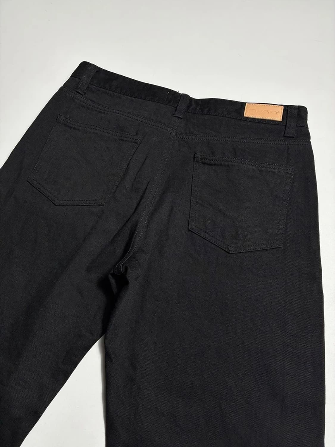 플랙 23FW 슬림 스트레이트핏 블랙 코튼 팬츠 R1593 상품이미지5