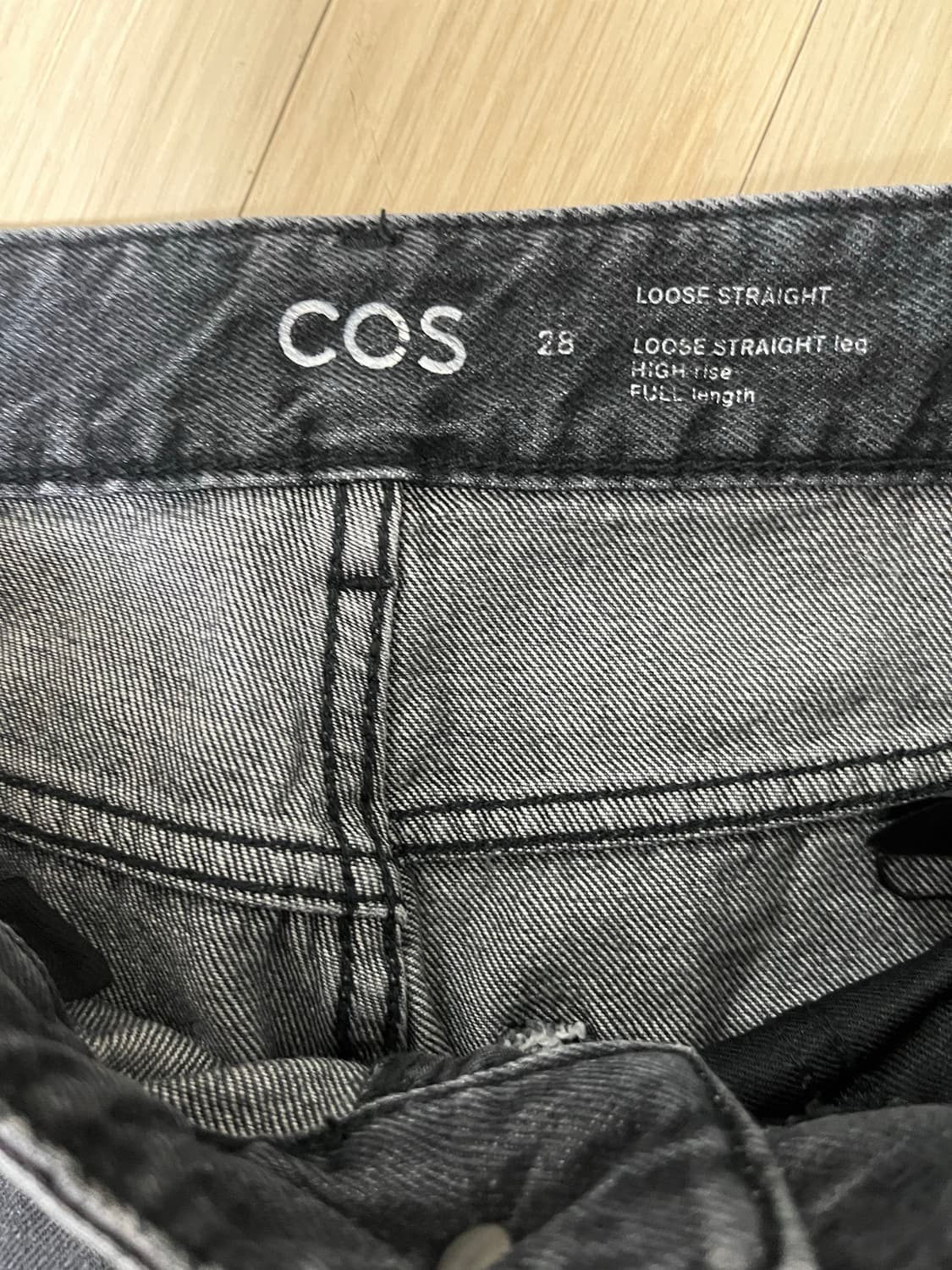 코스 흑청 코스 loose straight 진 상품이미지7