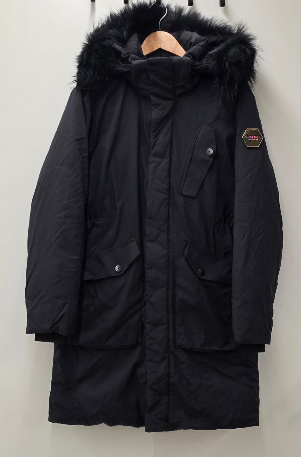 아이더 남자 구스다운 롱패딩.  싸이즈100  상품이미지2