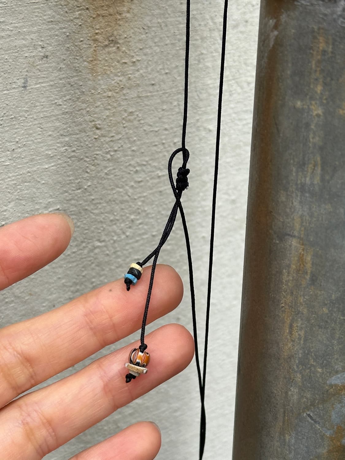 Musta Kokopelli 925Silver pendant Glass  상품이미지2