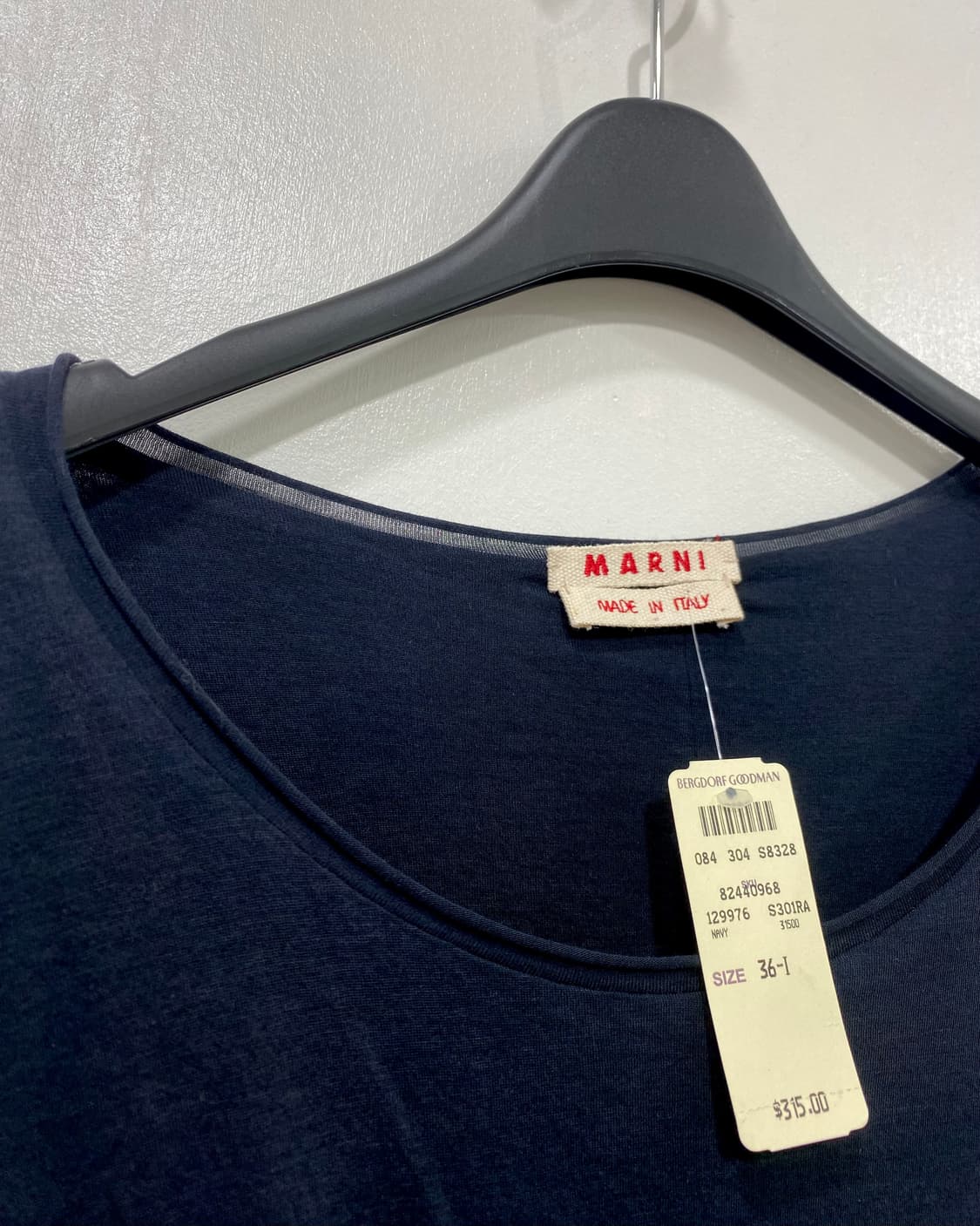 /새상품/마르니 라운드넥 긴팔 티셔츠 36 상품이미지2