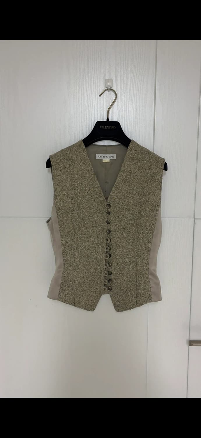 해링본 조끼 44,55 상품이미지1