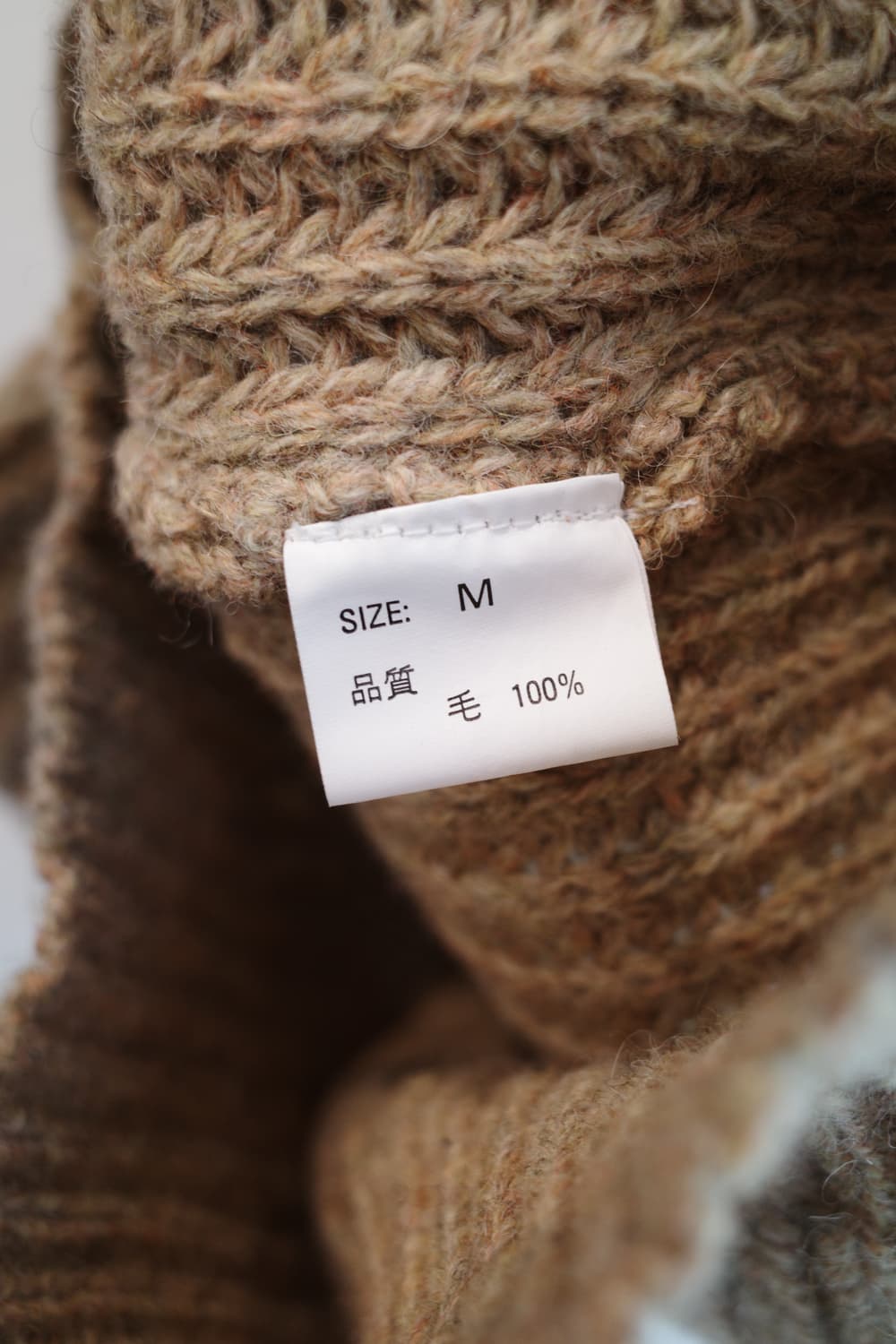 Japan brand 멜란지 울 니트 상품이미지5