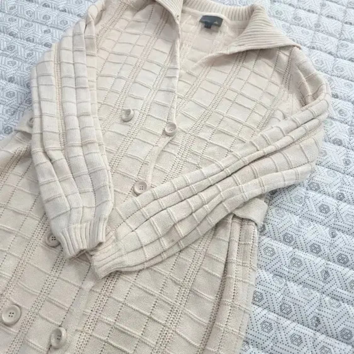 펜디 FENDI 롱 니트 가디건 아이보리 ~66 상품이미지7