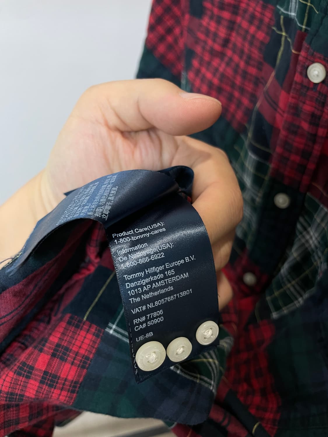 (M) 타미힐피거 레귤러핏 마드라스 체크 셔츠 상품이미지6