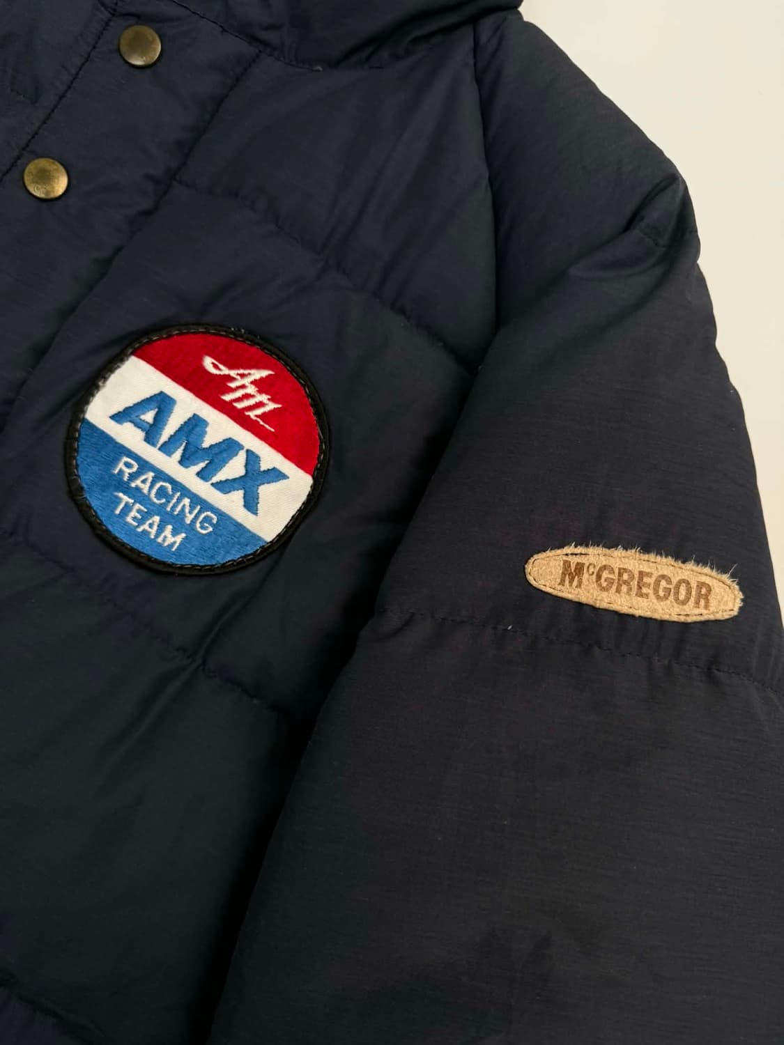 [M] McGregor 맥그리거 에어포스 AMX 레이싱 팀 다운 푸퍼 패 상품이미지7