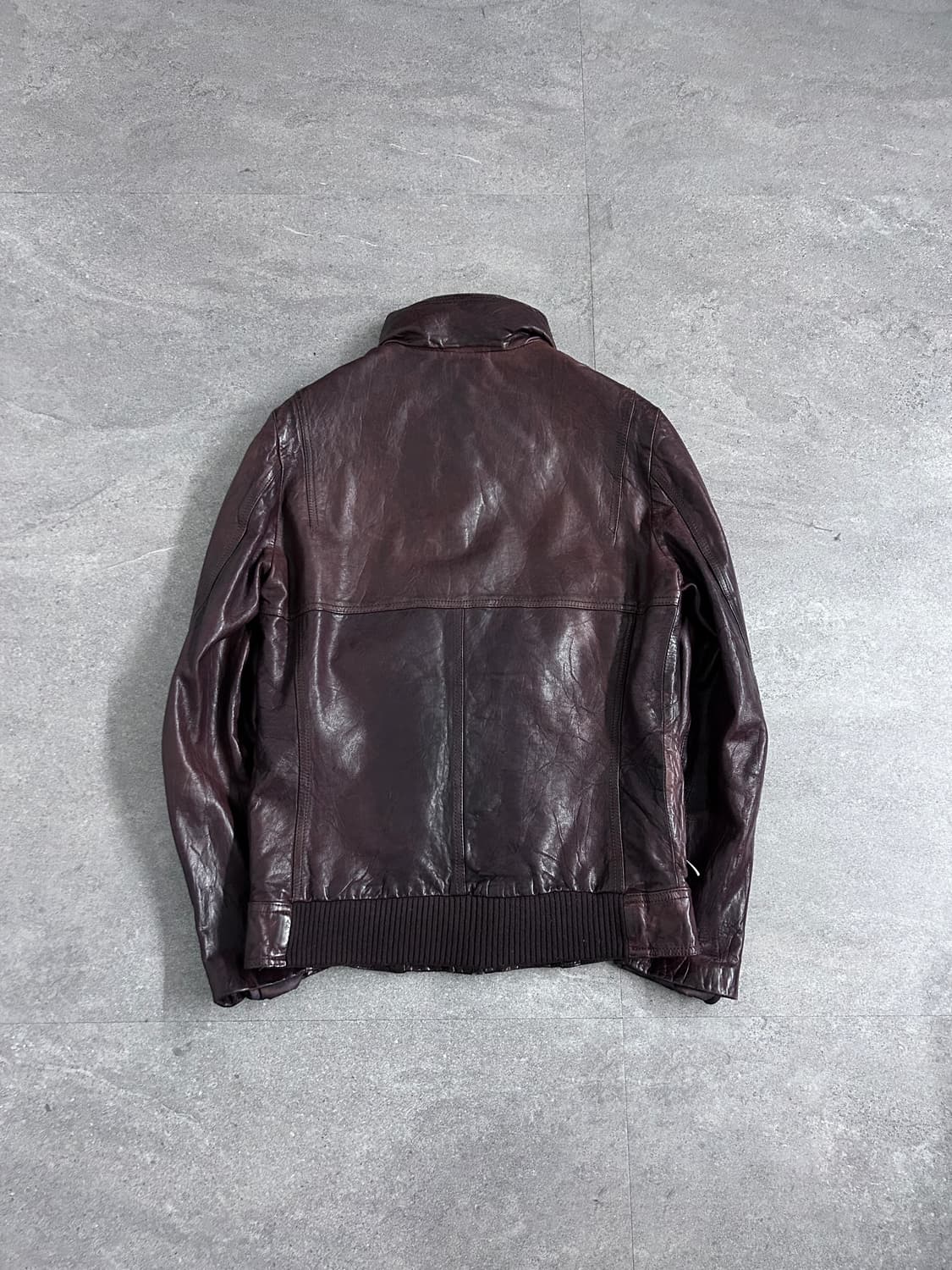 솔리드 옴므 3D 포켓 히든 후디 레더 자켓 상품이미지5