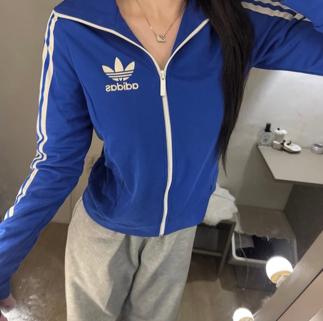아디다스 빅 유로파 불꽃파이어버드 트랙탑 져지 블루 🤍💙 상품이미지1