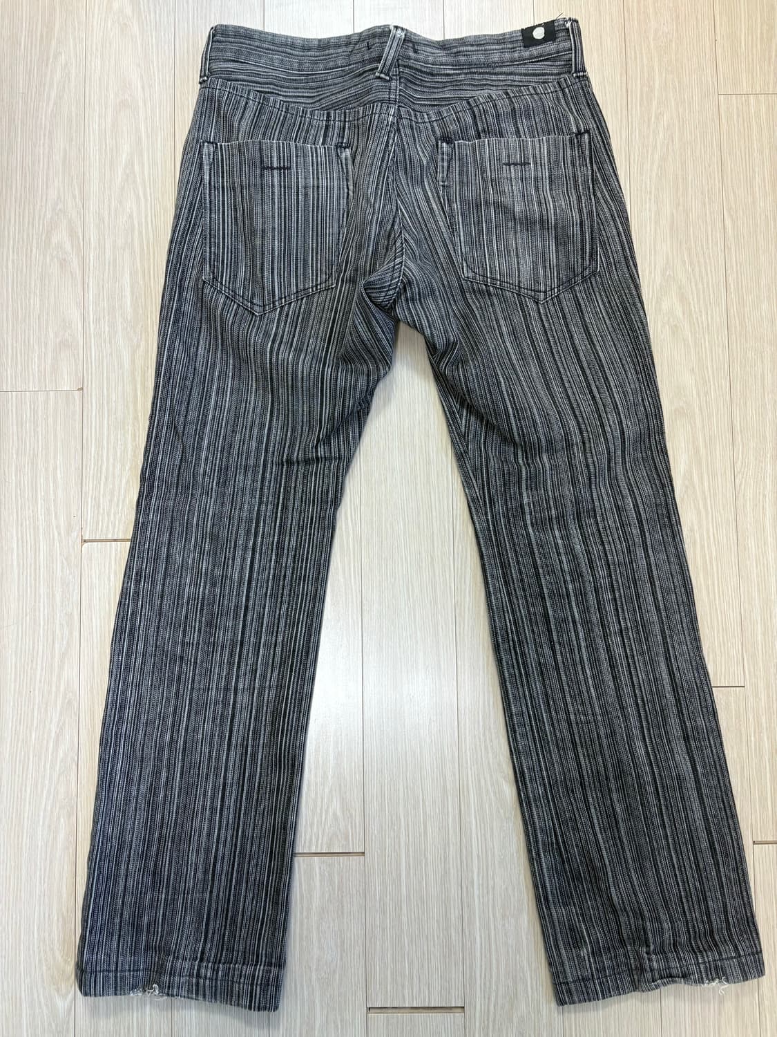 blue way 스트라이프 데님 진 상품이미지2