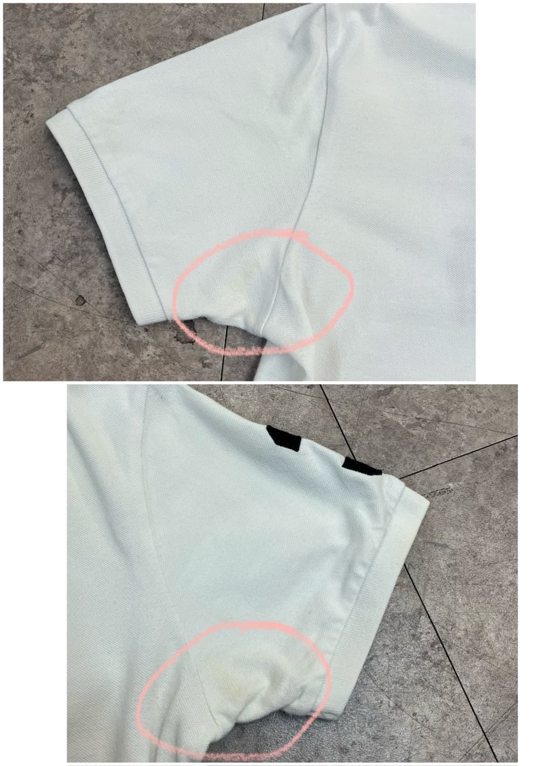 폴로 빅포니 반팔 카라티 화이트 L #csz2662 상품이미지9