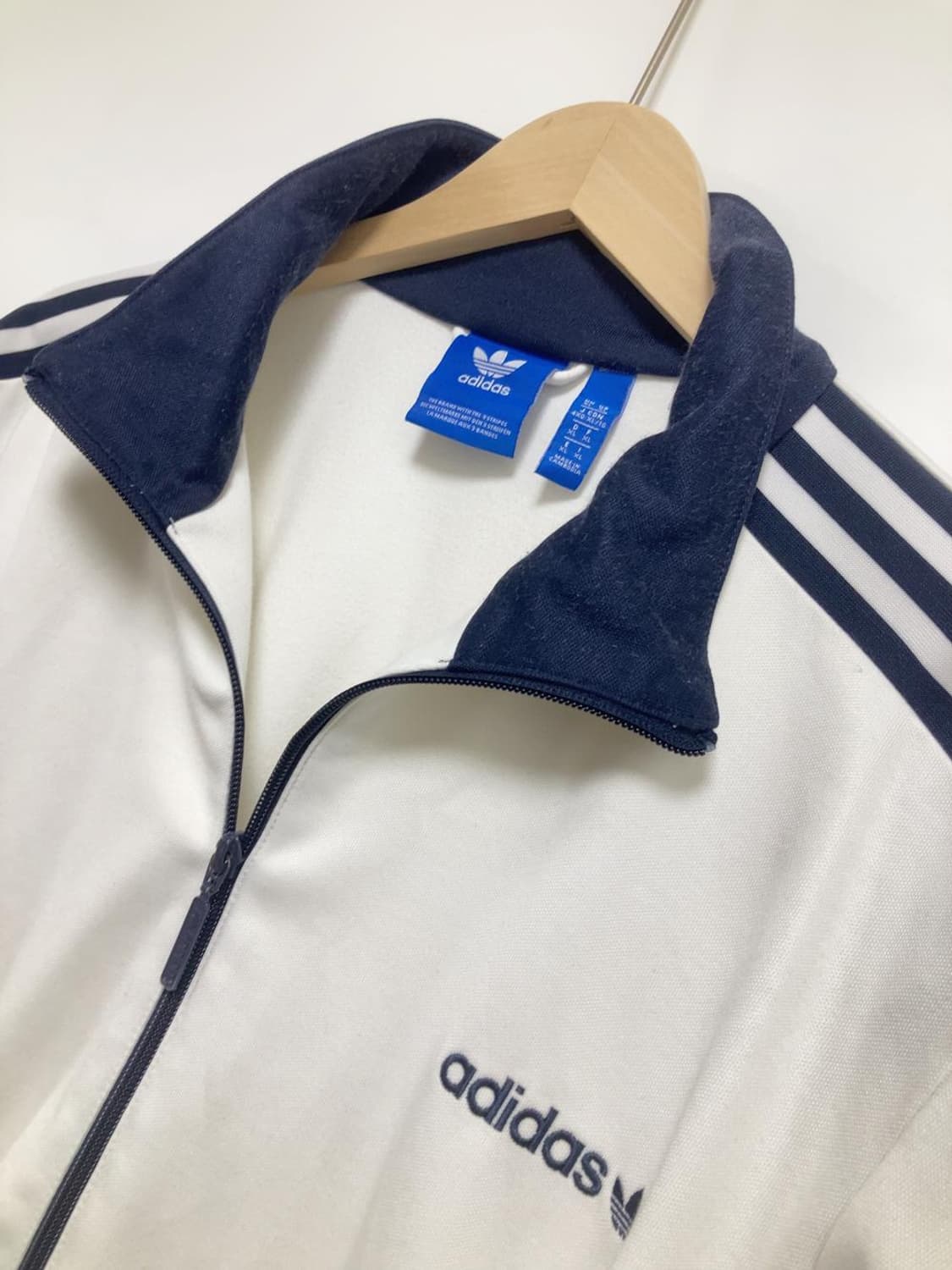 아디다스 베켄바우어 화이트 네이비 져지 흰남 자켓 트랙탑 집업 상품이미지2