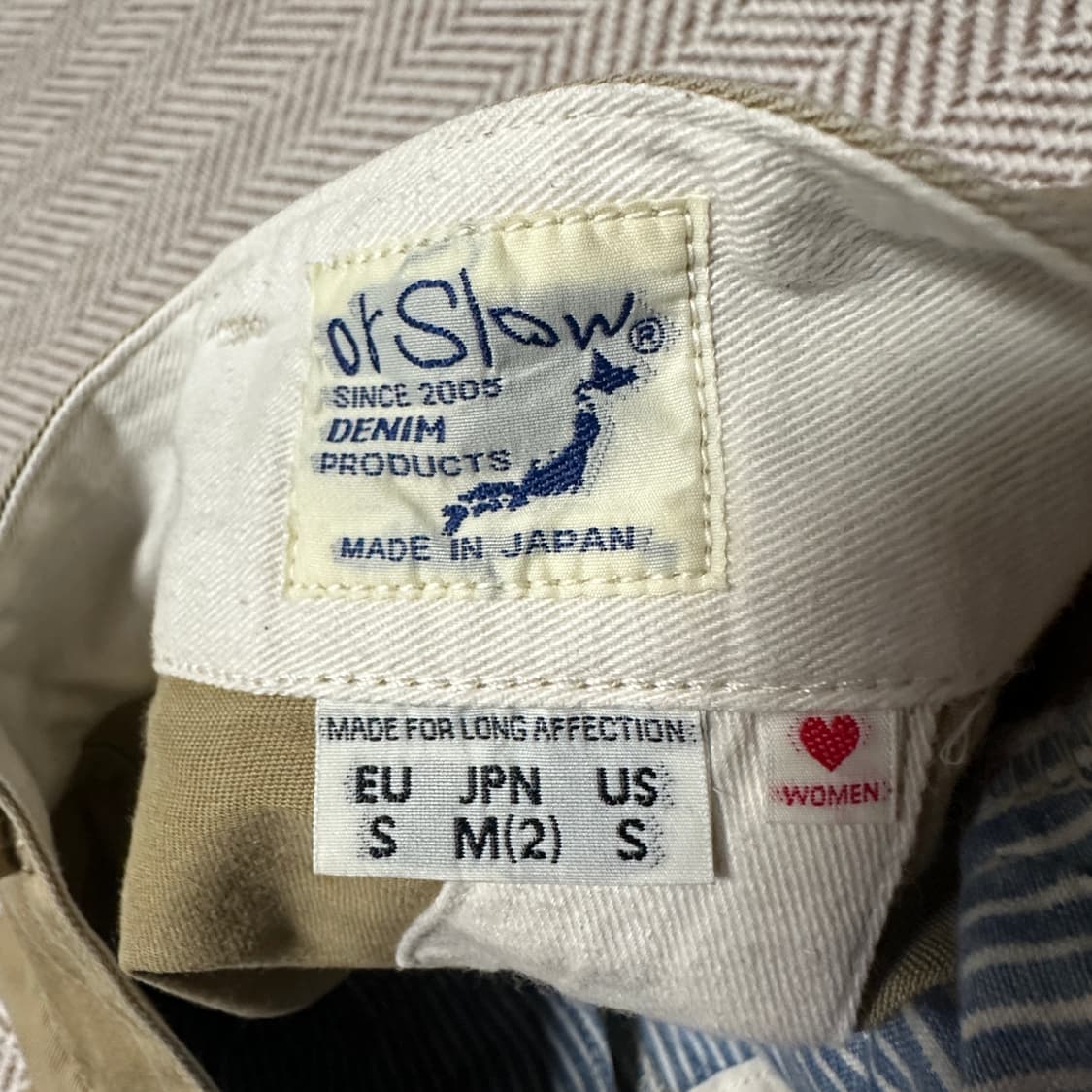 ORSLOW japan made woman work pants 상품이미지3