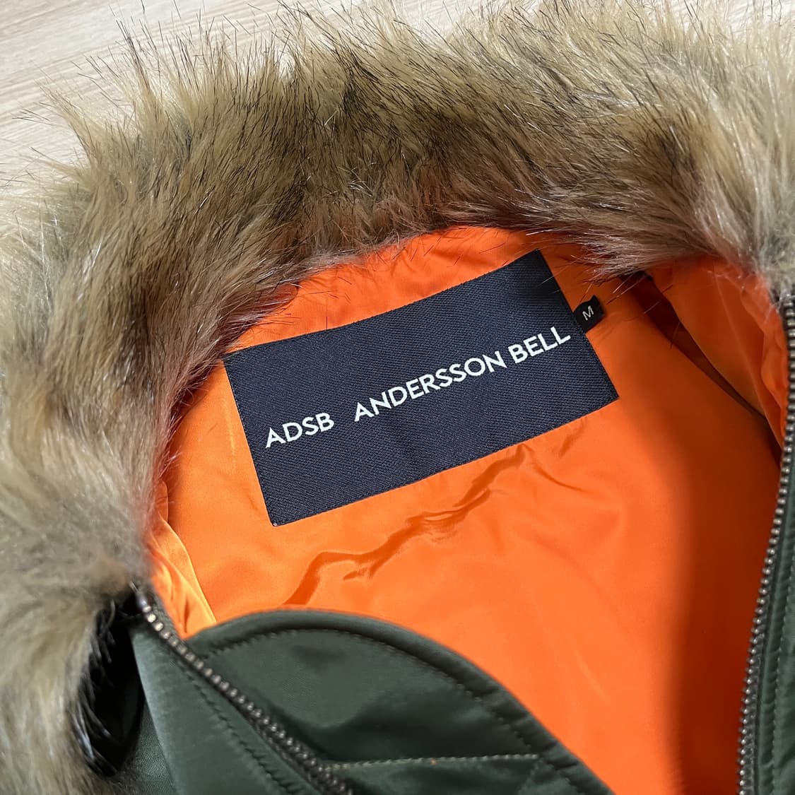 앤더슨벨 퍼 카라 MA-1 봄버자켓 상품이미지4