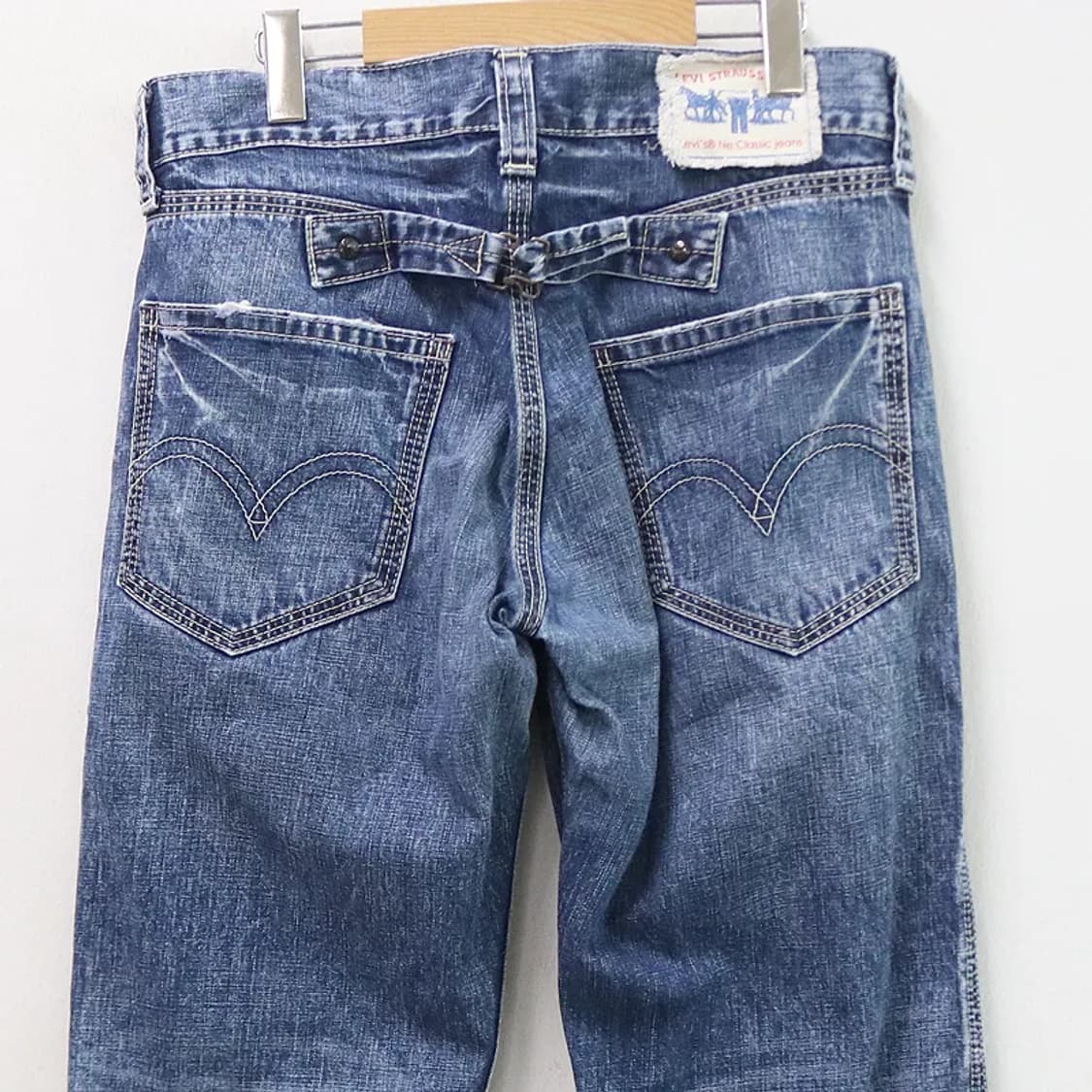 00'S 리바이스 503 워싱 데님 팬츠 65811 상품이미지6