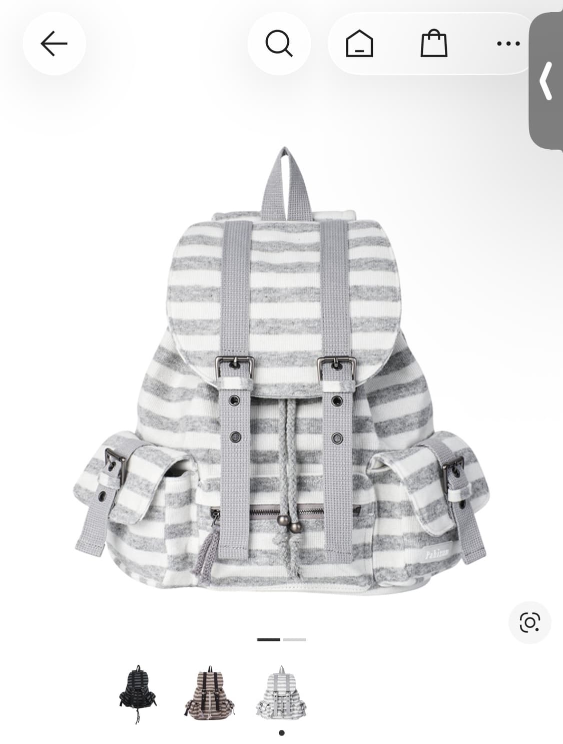 구함) 파히섬 울 스트라이프 백팩 구합니다 상품이미지1