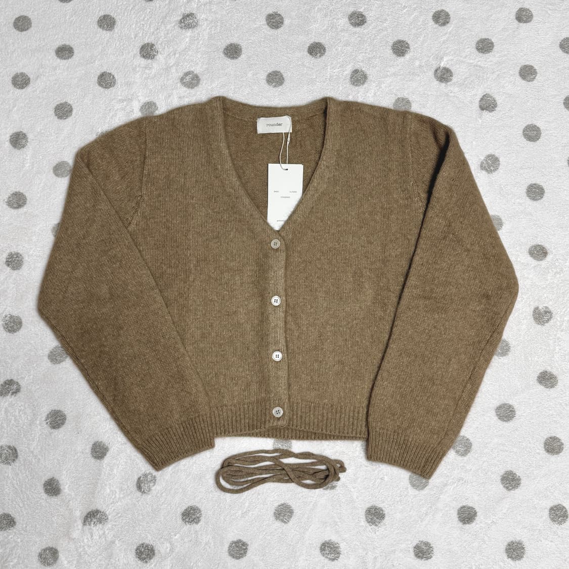 뮤렛 rounder ella 가디건 카멜 상품이미지1
