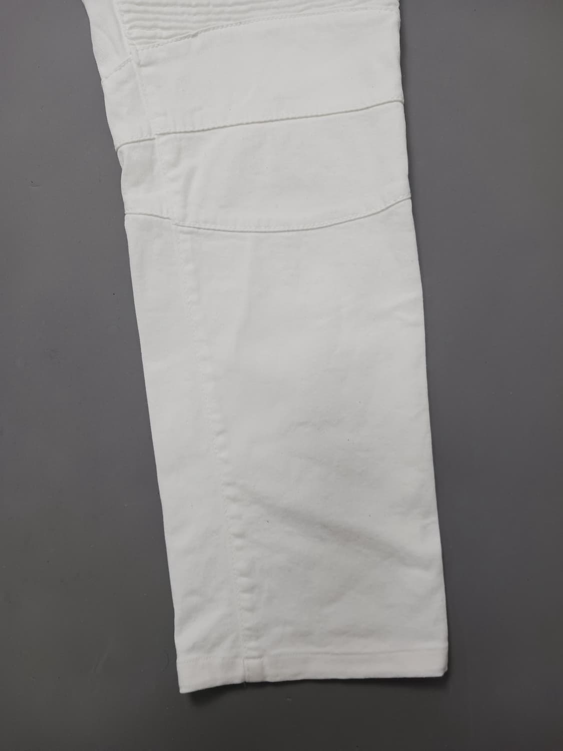 [34] 발망 바이커 화이트진 청바지 상품이미지5