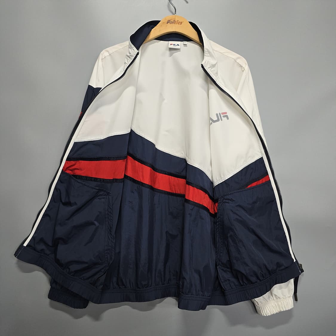 휠라 FILA 컬러 블록 바람막이 자켓 100 상품이미지6