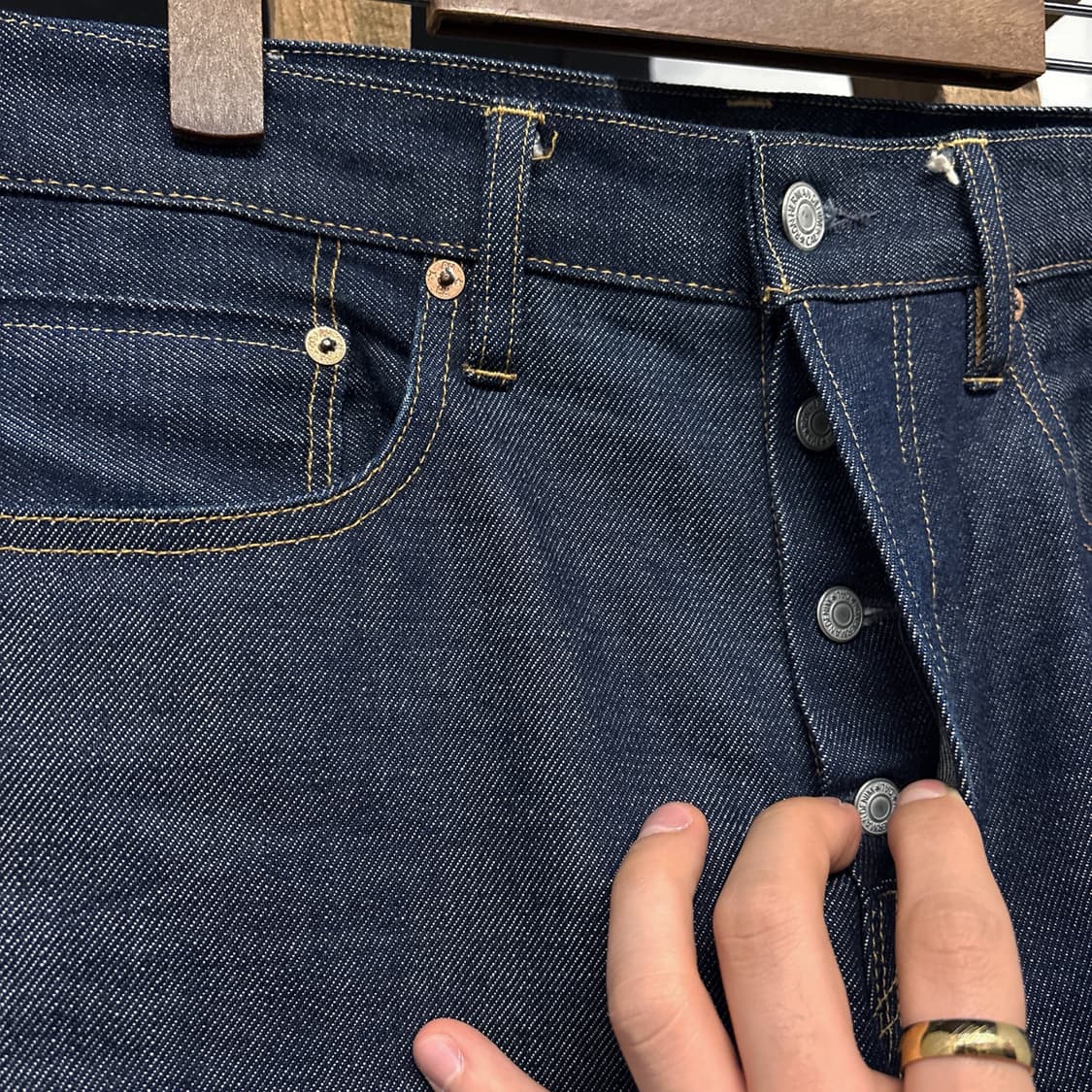 론 허먼 데님 미국생산 헤비온스 셀비지 데님팬츠 N1198 상품이미지6