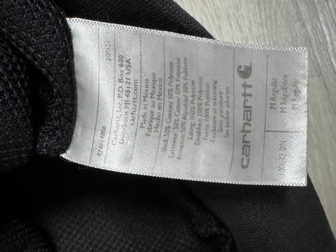 칼하트 써멀 후드 집업 차콜 M 상품이미지3