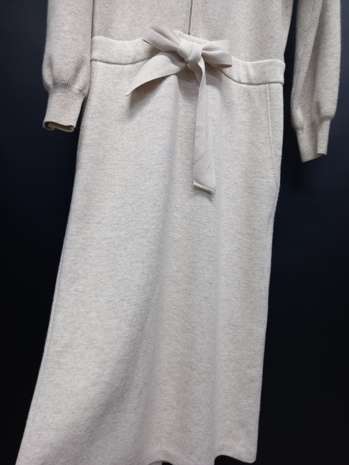 오즈세컨 추동 백 자카드 니트 맥시원피스 44.55 상품이미지8