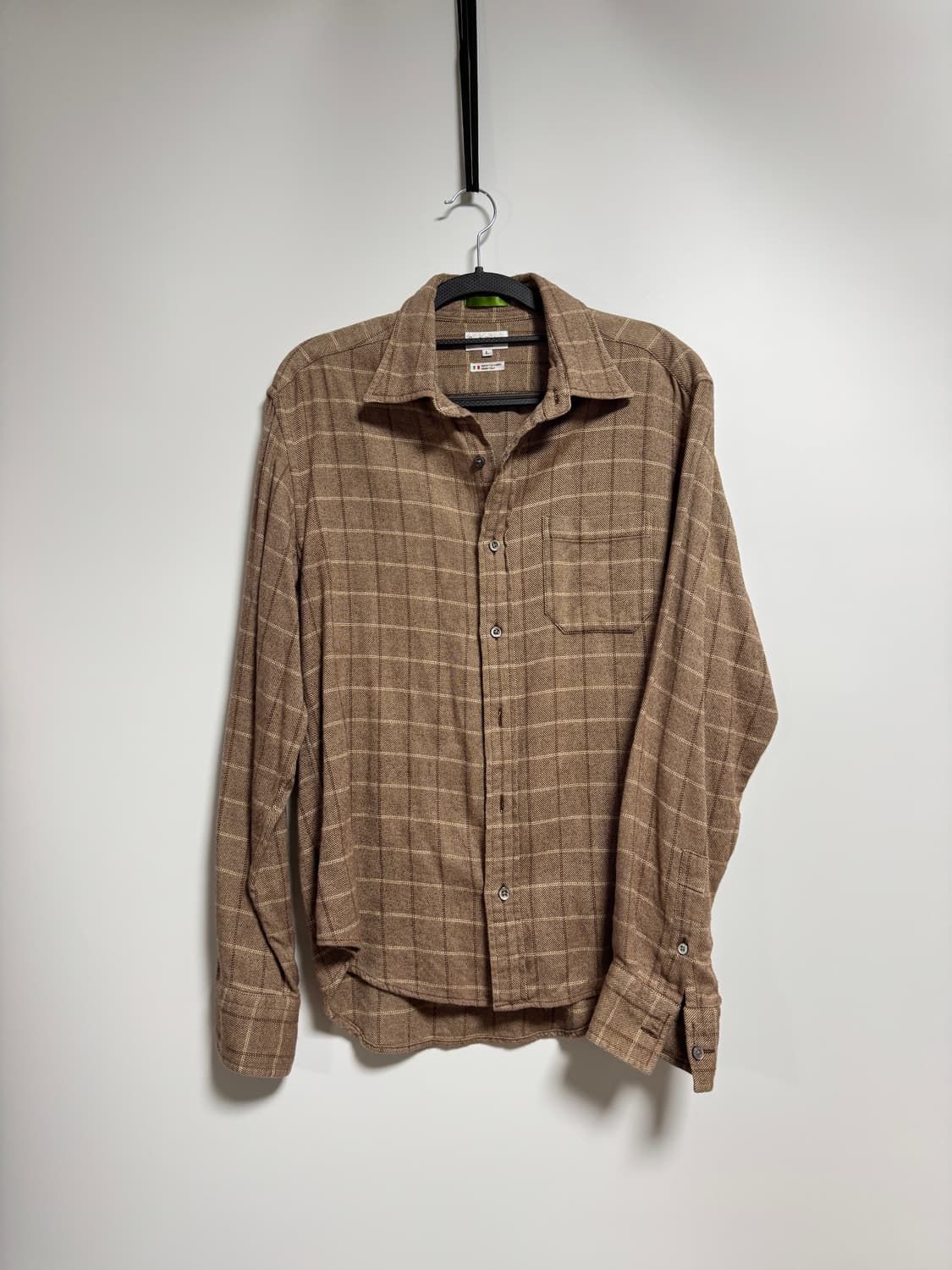 일본 Paul Smith 브라운 체크 셔츠 100-105 상품이미지1