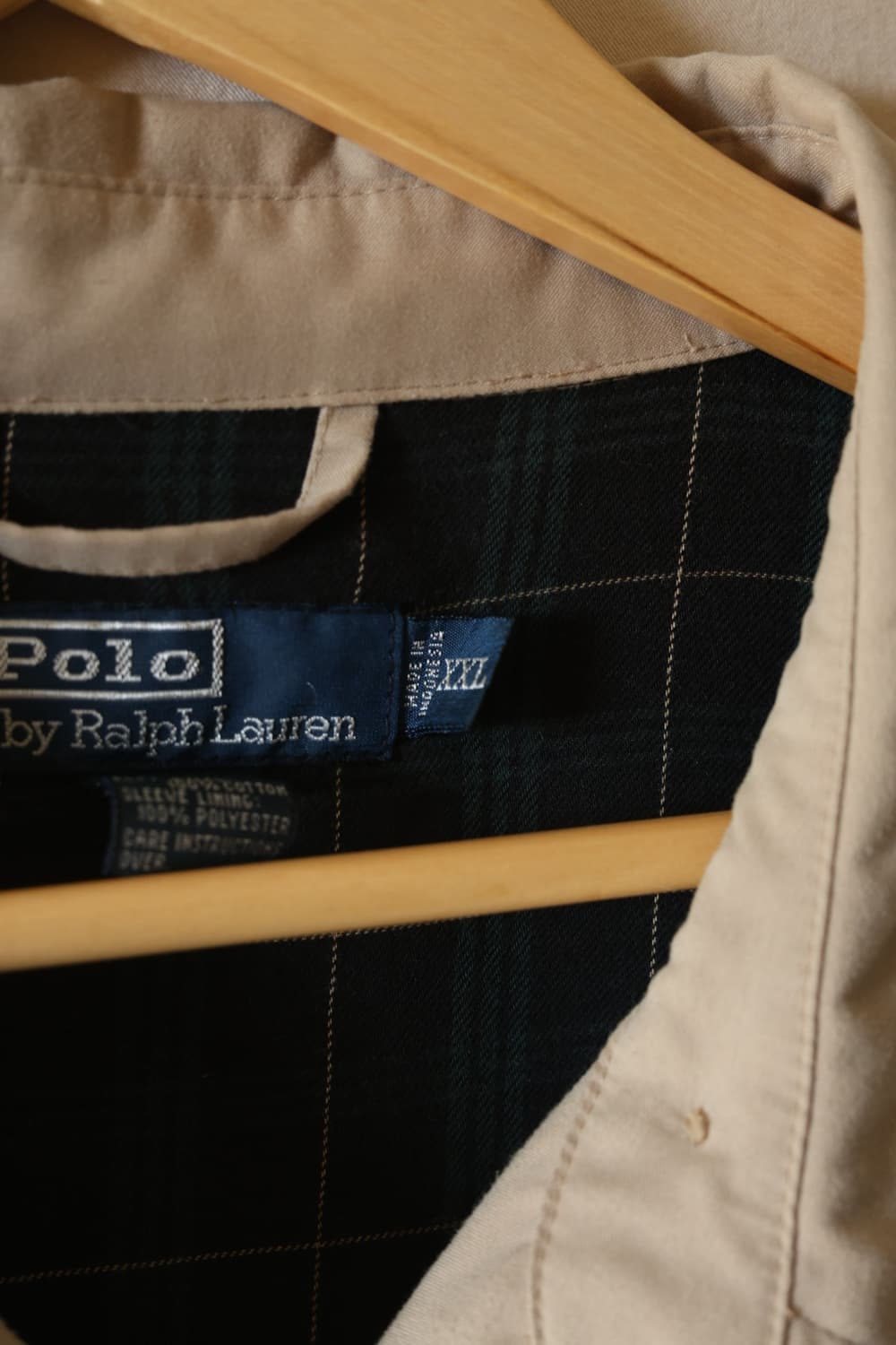 폴로 랄프로렌 스윙탑 블루종 베이지 XXL 상품이미지2