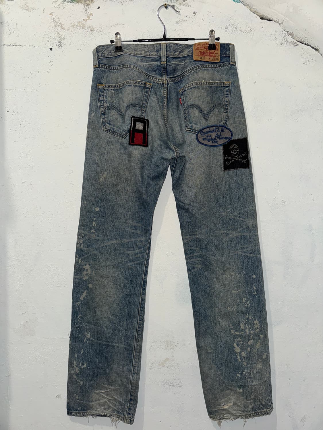 LEVIS 501 오리지널 패치 데님 팬츠 상품이미지6