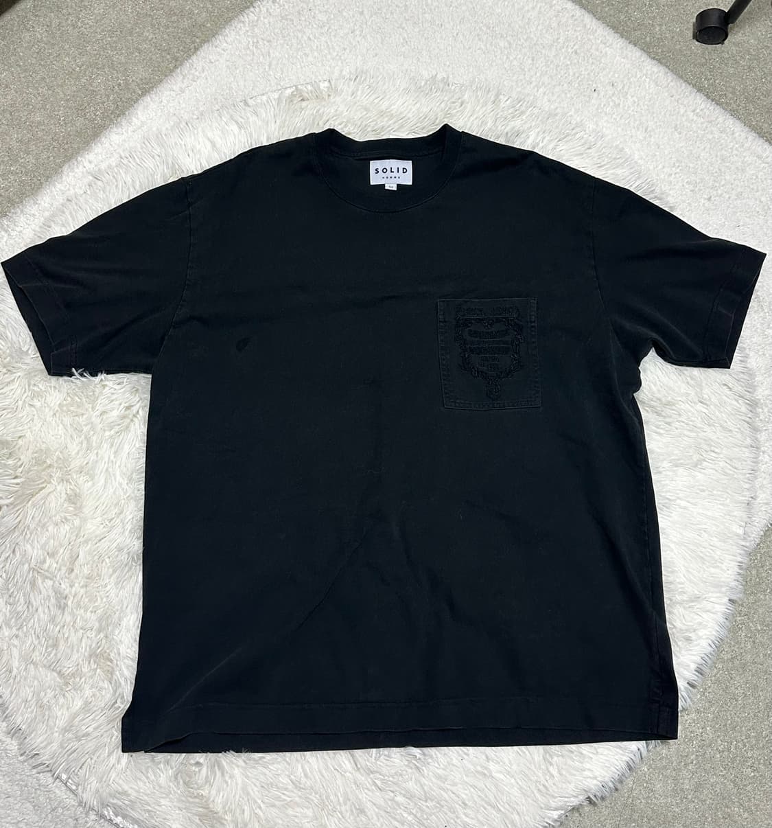 솔리드옴므 빅포켓 오버핏 반팔티 52(110) 상품이미지2