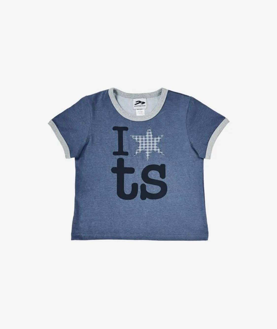 링거 티셔츠 블루 상품이미지1