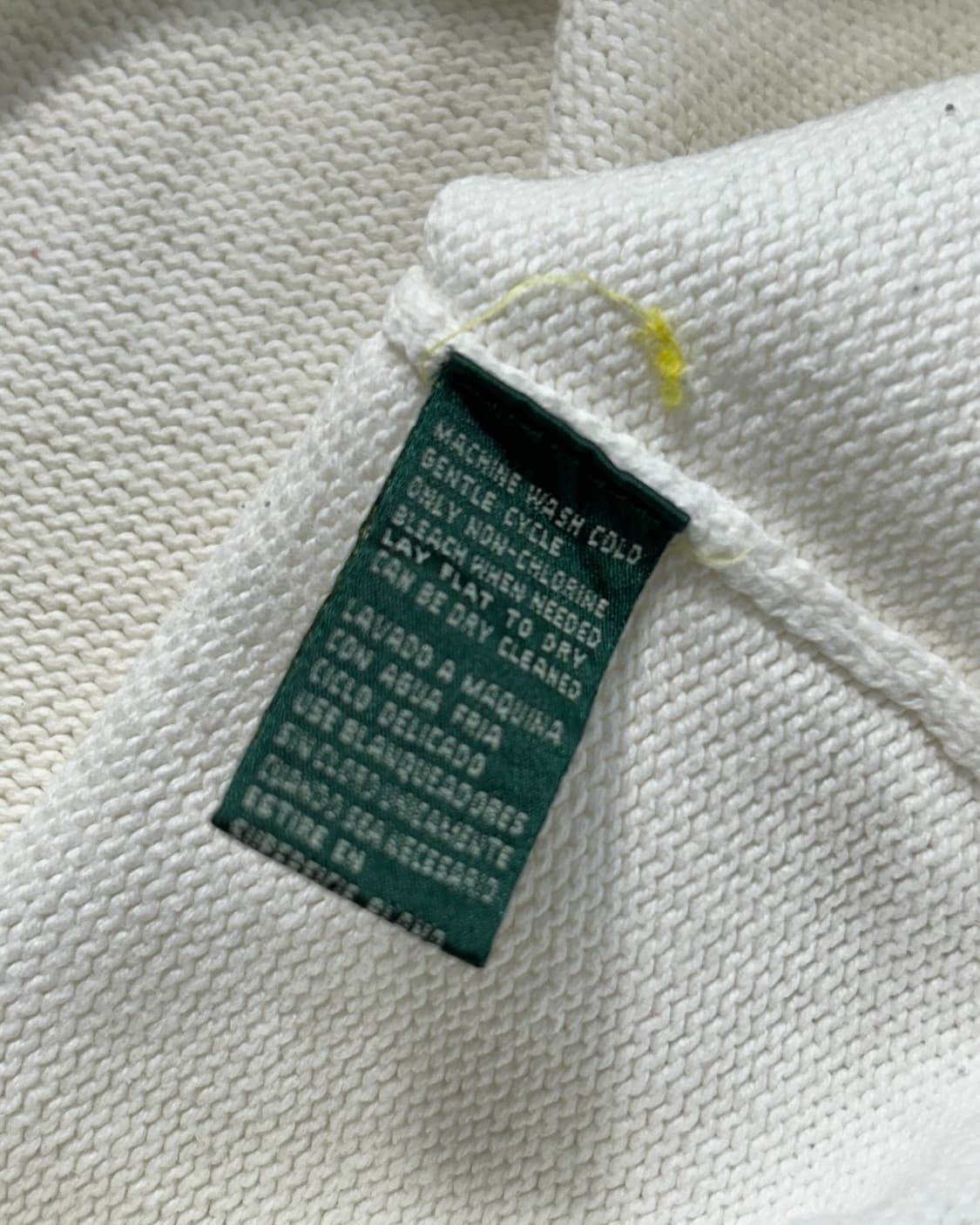 랄프로렌 화이트 니트 스웨터  상품이미지9