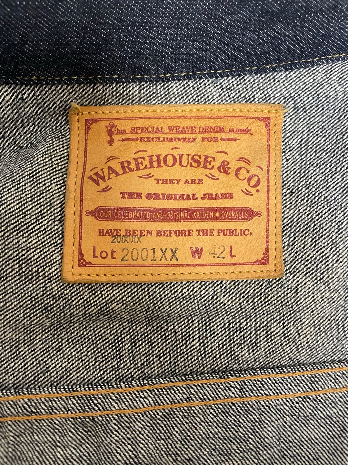 웨어하우스 2001xx 1947ver. 42사이즈 상품이미지4