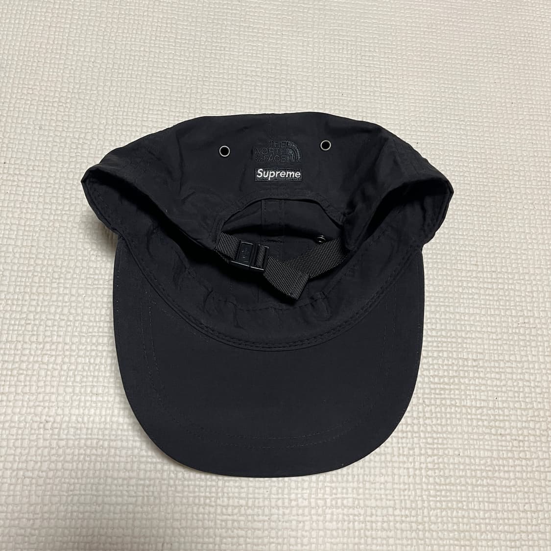 슈프림 x 노스페이스 마운틴 설산 6패널 캡 블랙 상품이미지2