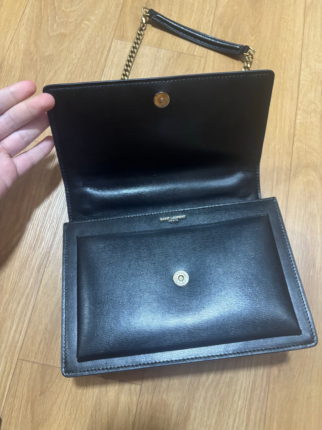 생로랑 금장 숄더백 상품이미지1