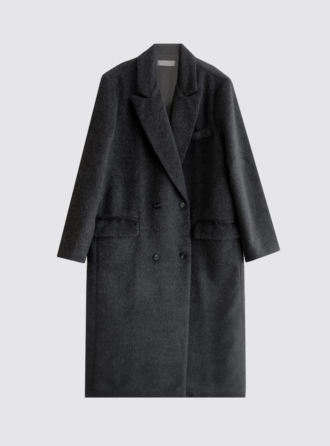 모헤어 더블 롱코트 상품이미지6