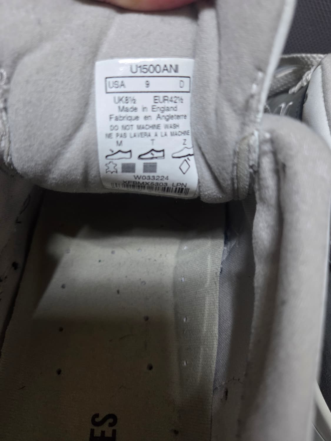 뉴발란스 1500 메이드인 UK  그레이 35주년 275 상품이미지8