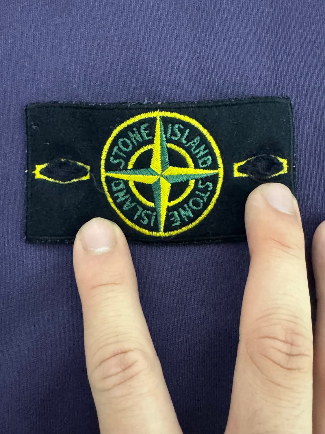 [M]23SS 스톤아일랜드 크루넥 퍼플 맨투맨 상품이미지3