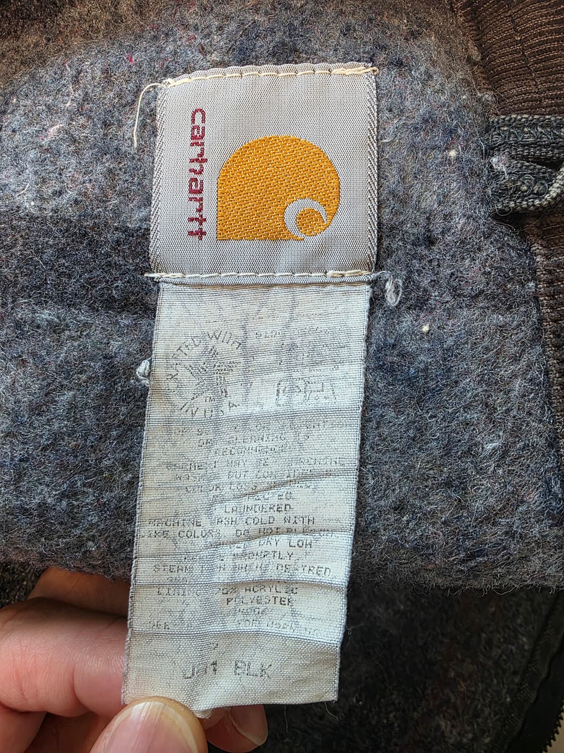 칼하트 디트로이트 90s  j01 blk 105사이즈 상품이미지6