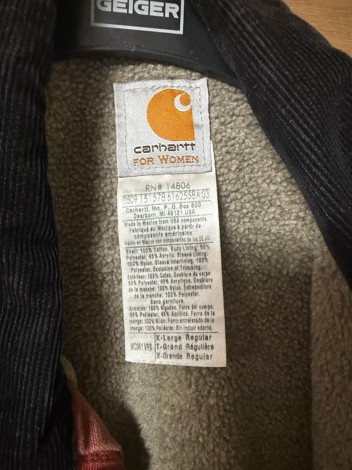 칼하트 WC061 살몬핑크 XL 황금사이즈 상품이미지2