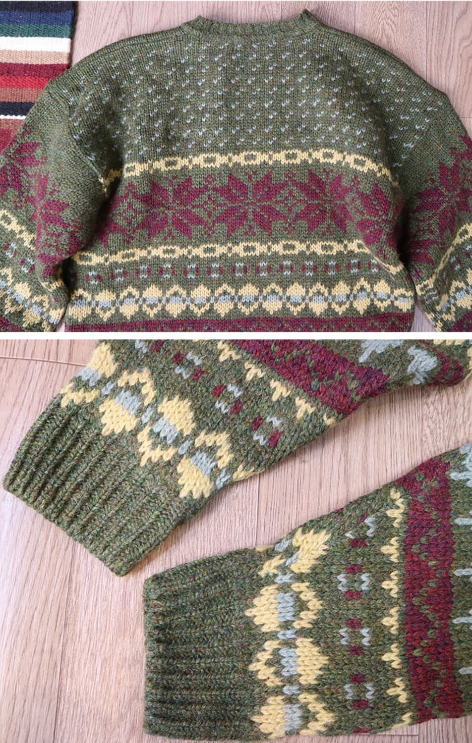 
영국 메이드 KNITTER 울100% 빈티지 스웨터

 상품이미지7