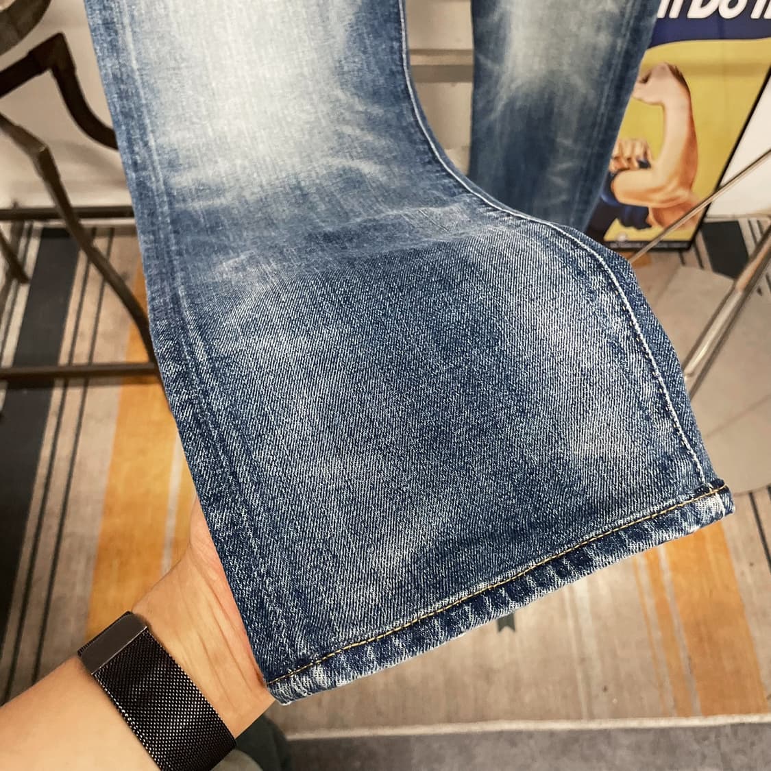 폴로 랄프로렌 빈티지 워싱 슬림핏 데님 팬츠 상품이미지3